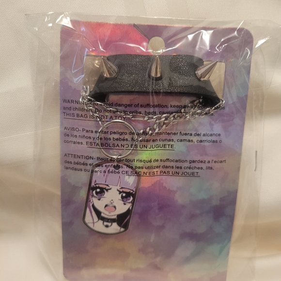 Anime Girl Layered Spike Choker Hot Topic - Picture 5 of 5